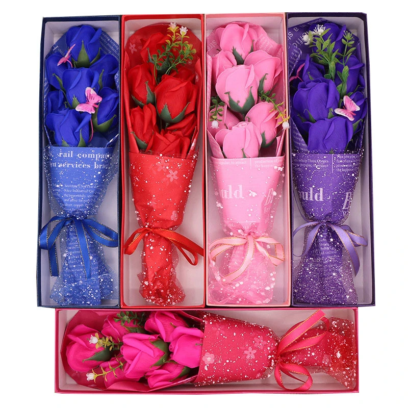 Valentine's Day Gift 7 Soap Rose Gift Box thumbnail
