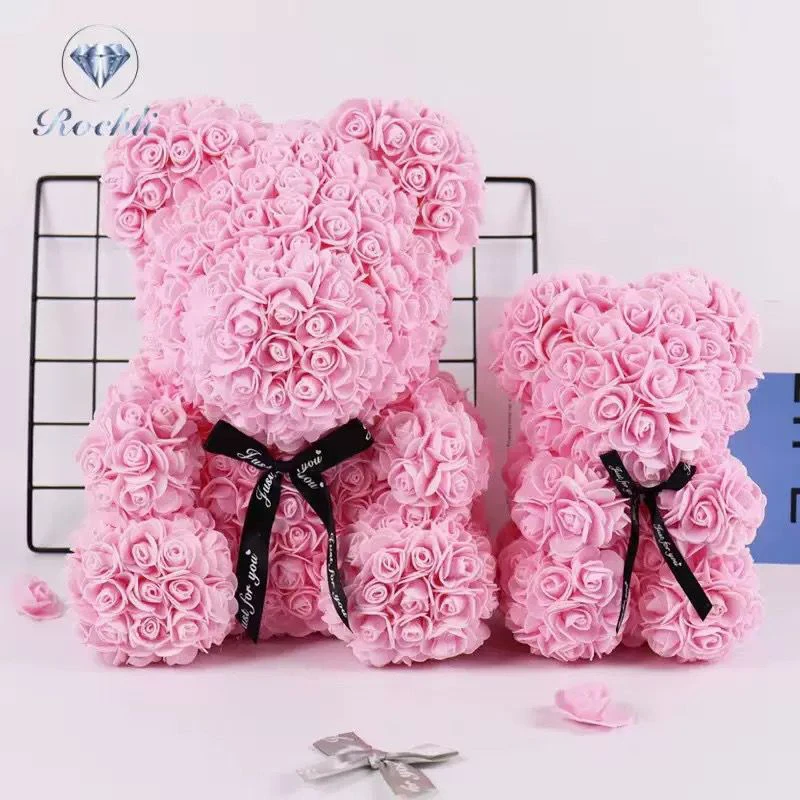 Preserved Flower Rose Bear Bear Gift Box thumbnail