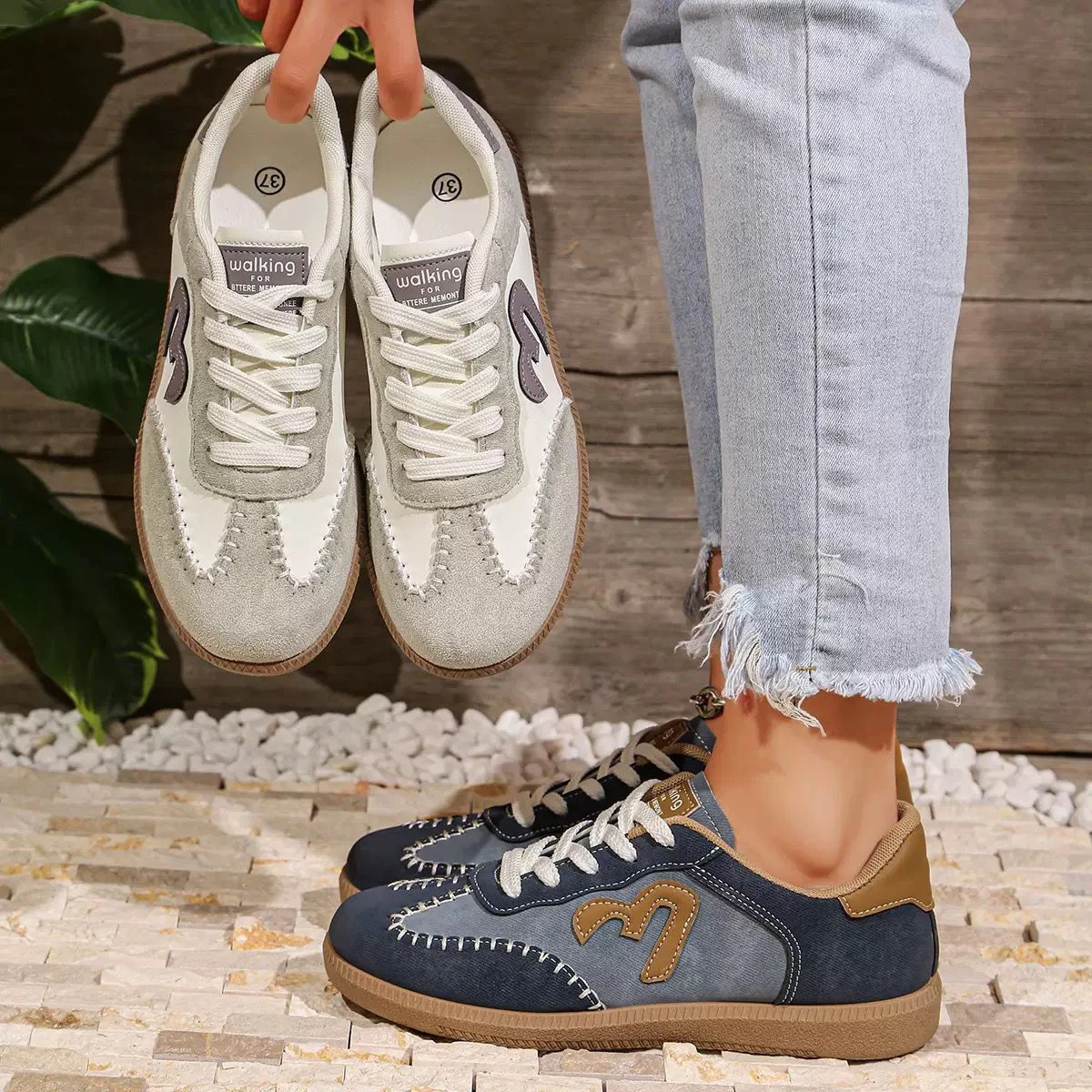 women's large size de training shoes sports