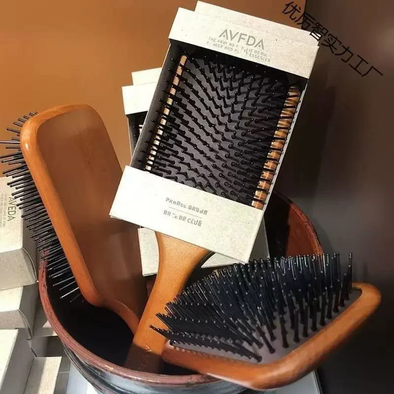 Authentic Avfda Aida Wooden Hairbrush