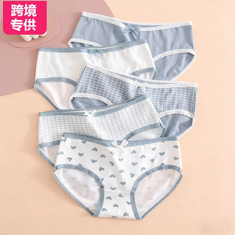 Mid-Waist Seamless White Mesh Women's Briefs