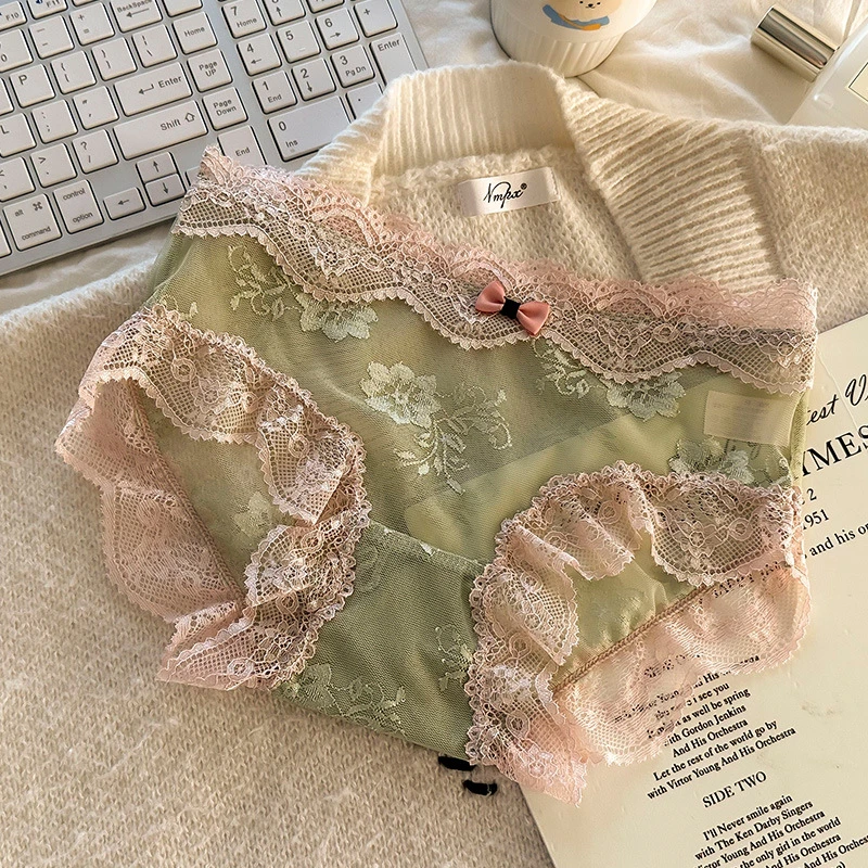 Thin Pure Style Mesh Underwear thumbnail