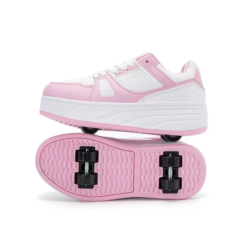 Students heelloo shoes four-wheel children's wheel skates for men and women