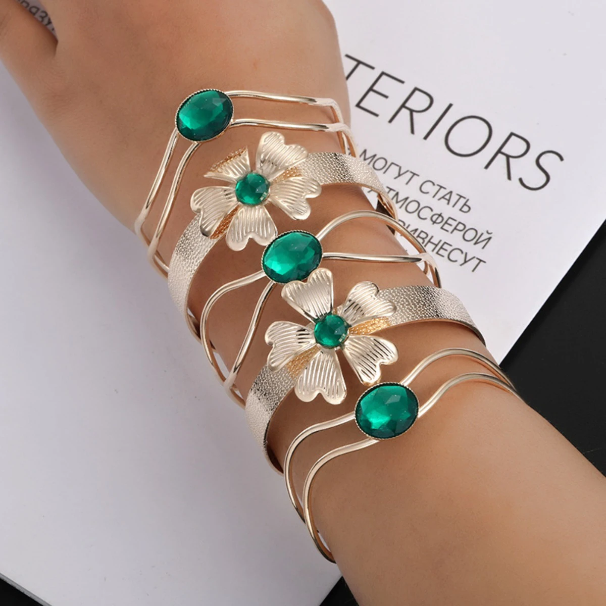 metal arm bracelet