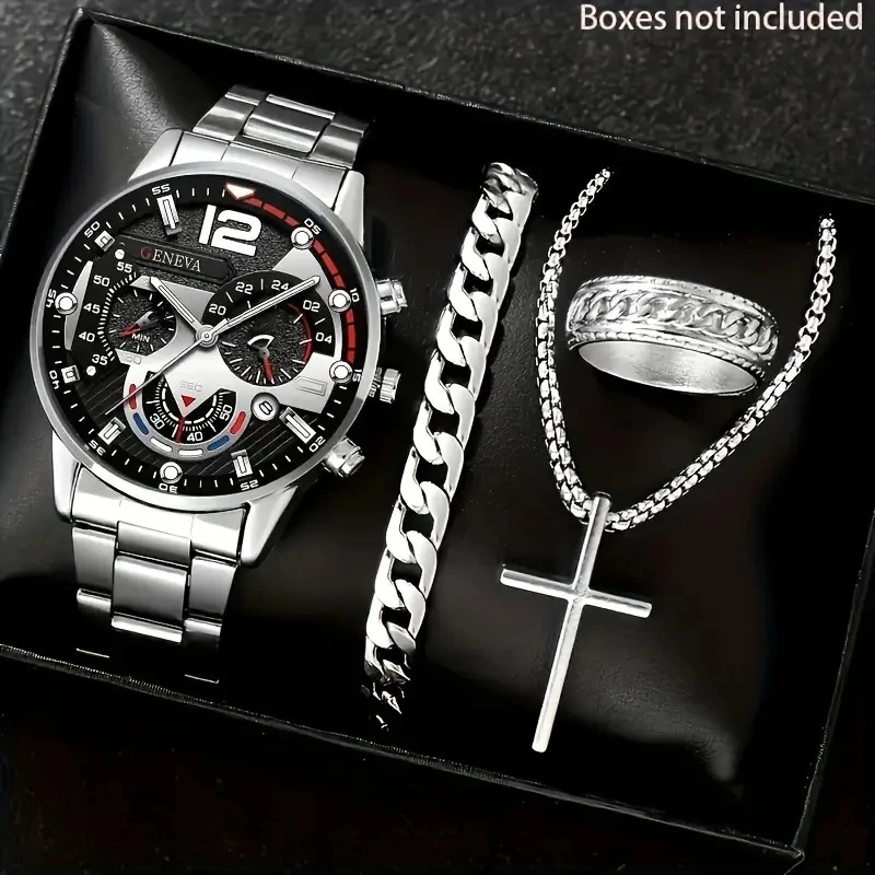 Steel Belt Calendar for Men's thumbnail
