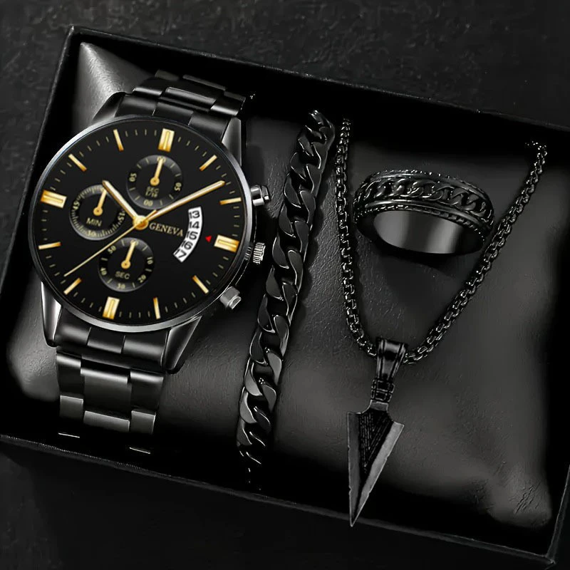 Steel Belt Calendar for Men's thumbnail