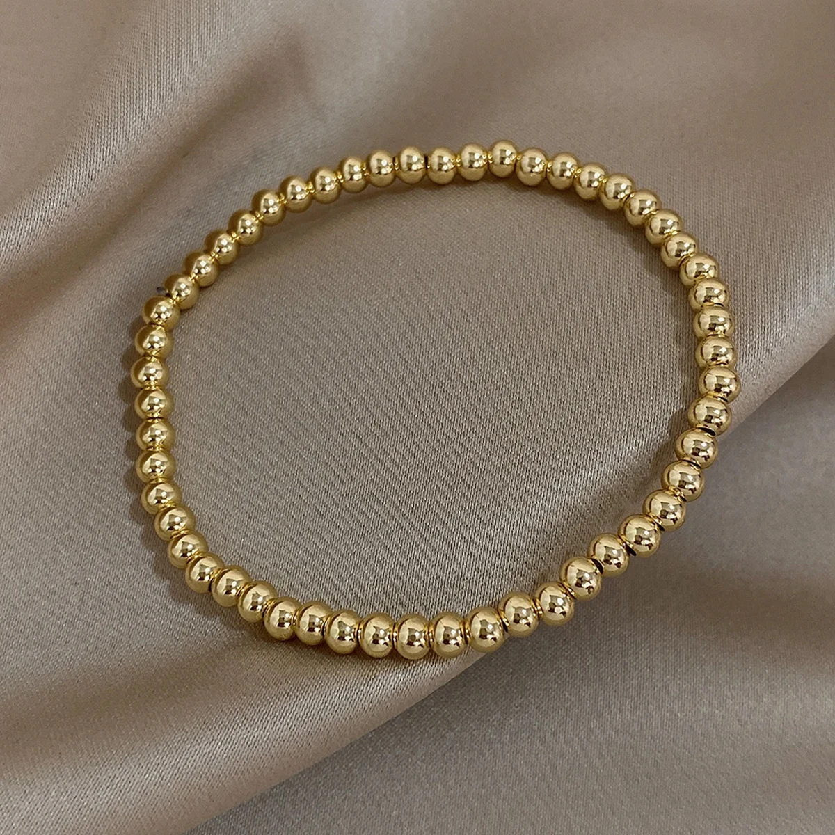 Unisex 4mm Beaded Bracelet Jewelry