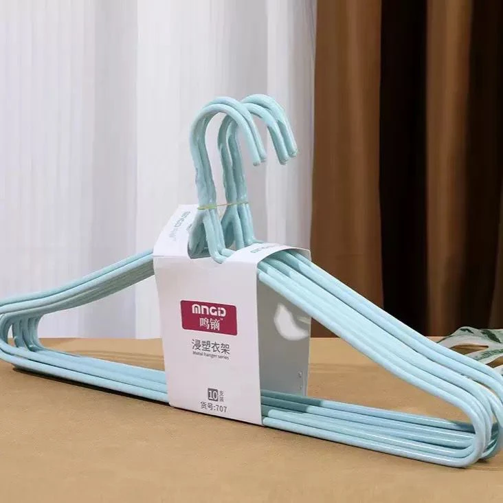 Plastic-Coated Clothes Hanger for Drying Clothes thumbnail