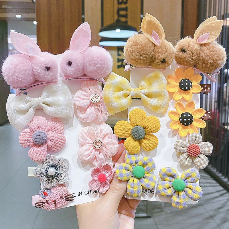 Bunny Hair Clips for Girls