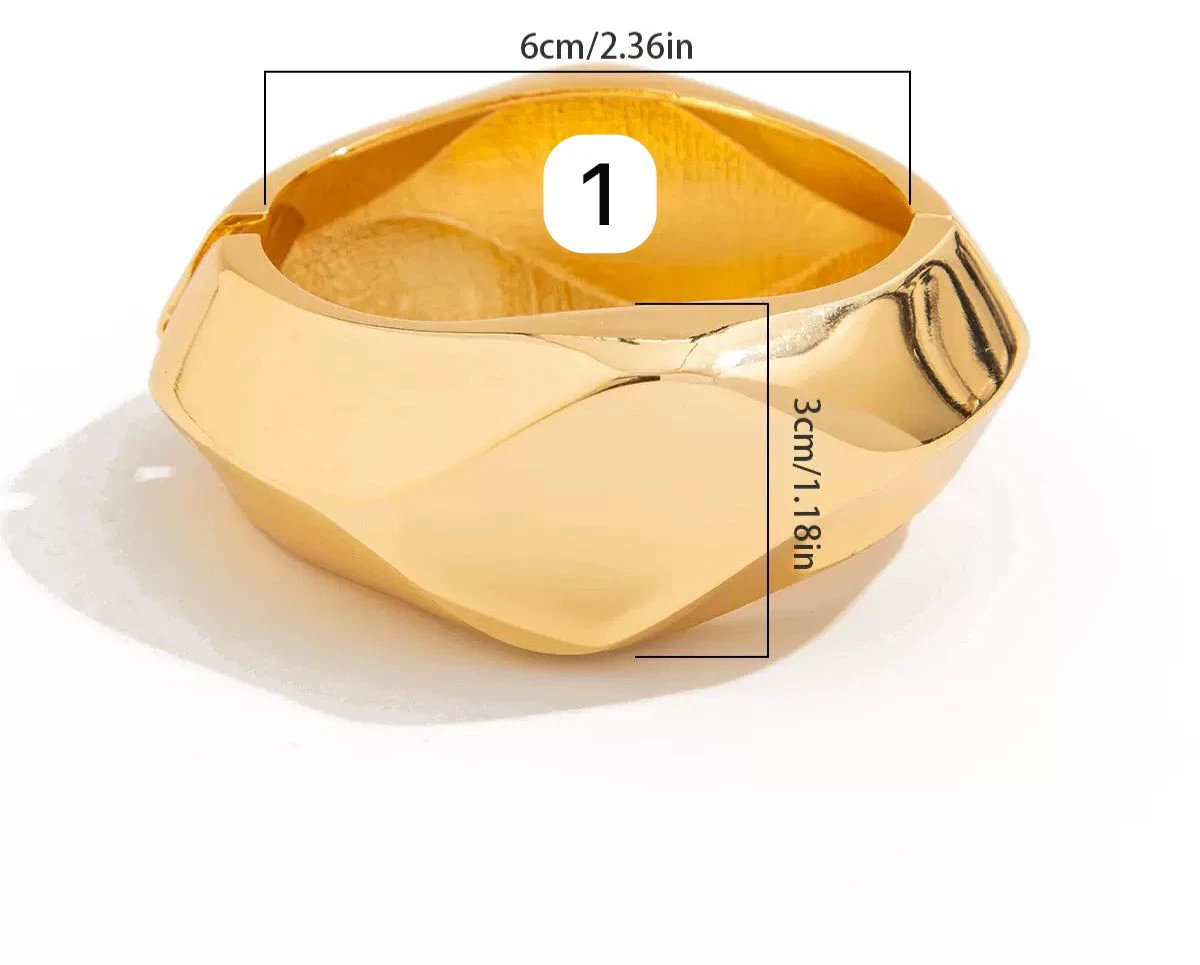  Metal Facet Bracelet thumbnail