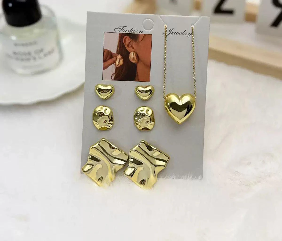 Retro Style Earring Necklace