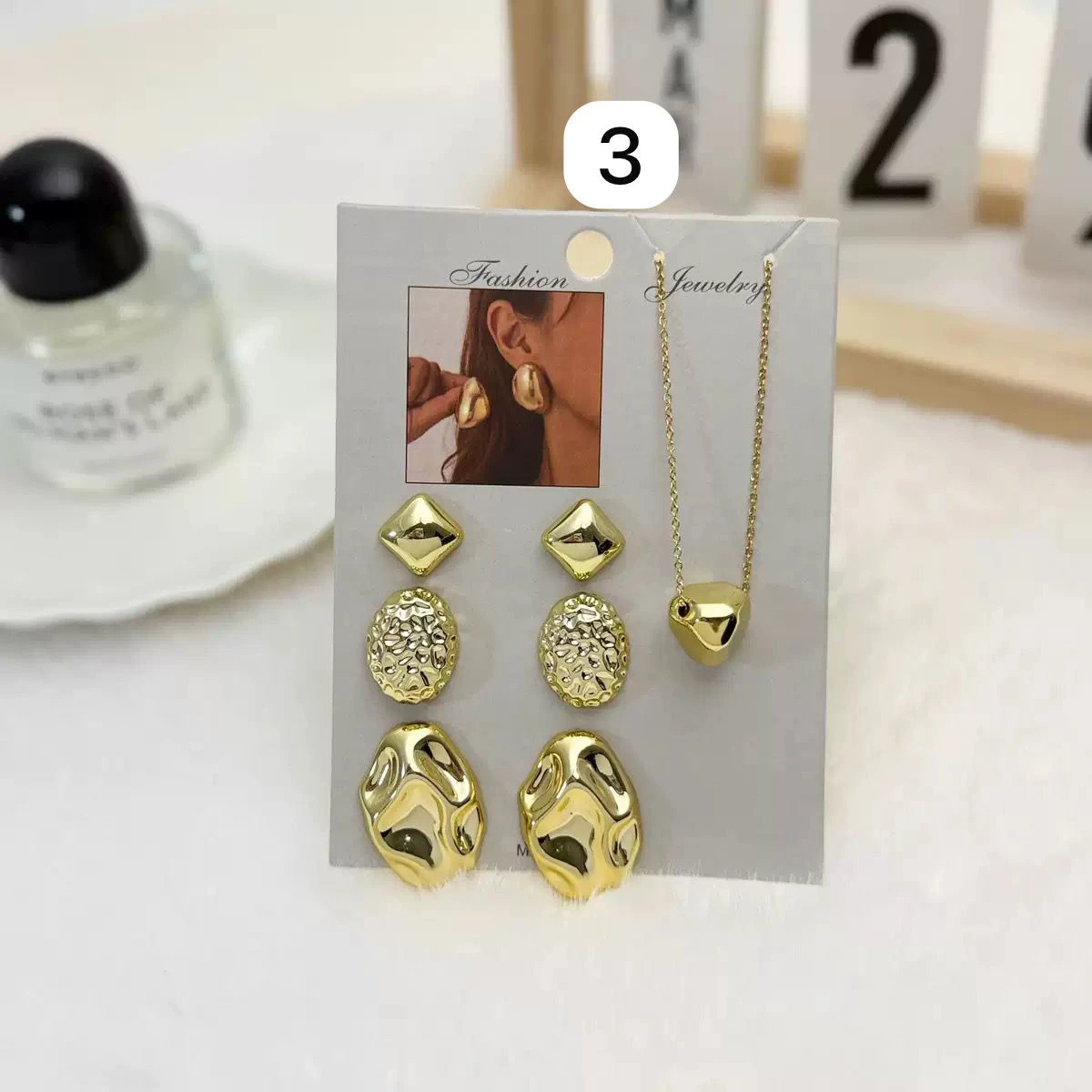 Retro Style Earring Necklace thumbnail