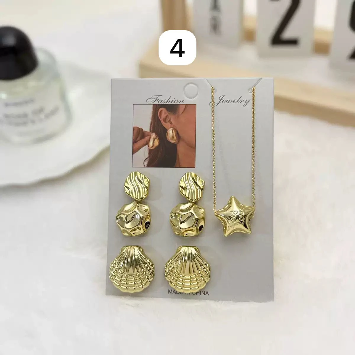 Retro Style Earring Necklace thumbnail