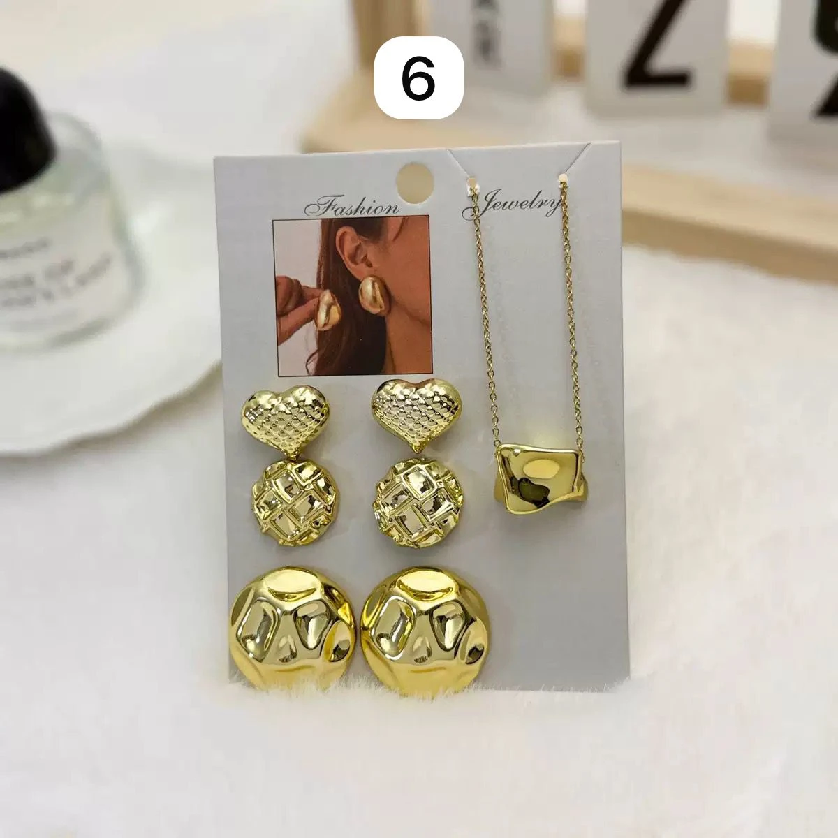 Retro Style Earring Necklace thumbnail