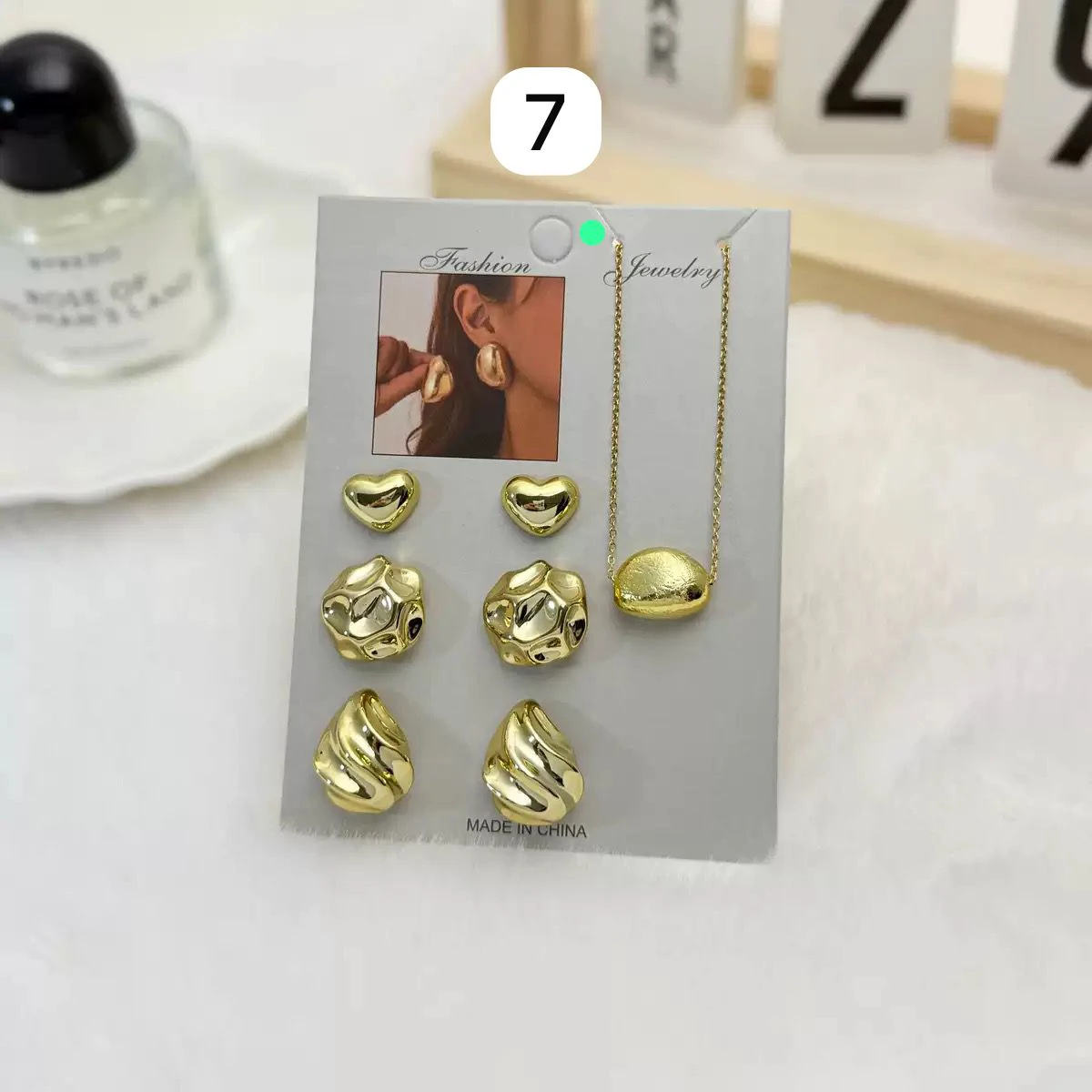 Retro Style Earring Necklace thumbnail