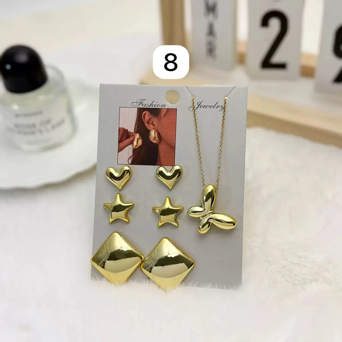 Retro Style Earring Necklace thumbnail