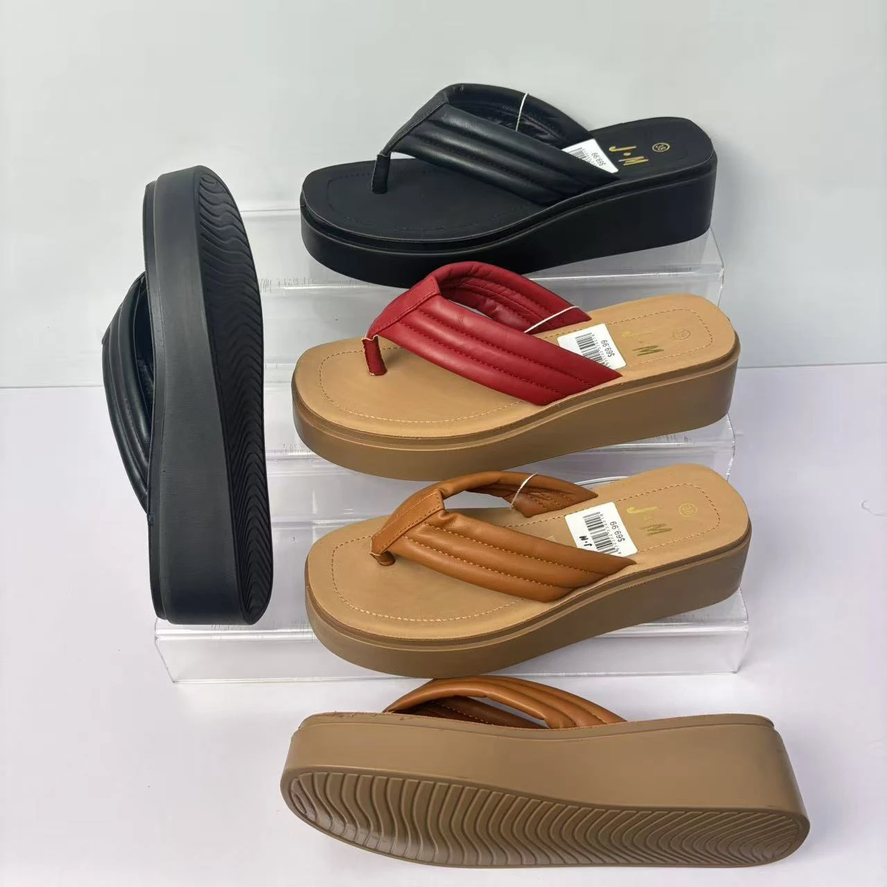 Wedge Heels, Large Size, thumbnail