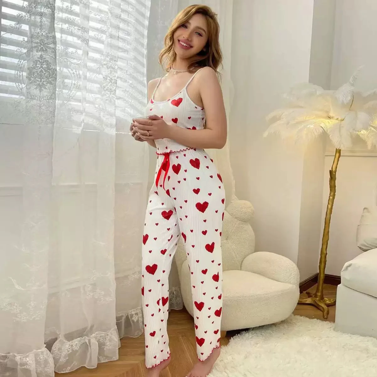 Heart pyjama print set thumbnail