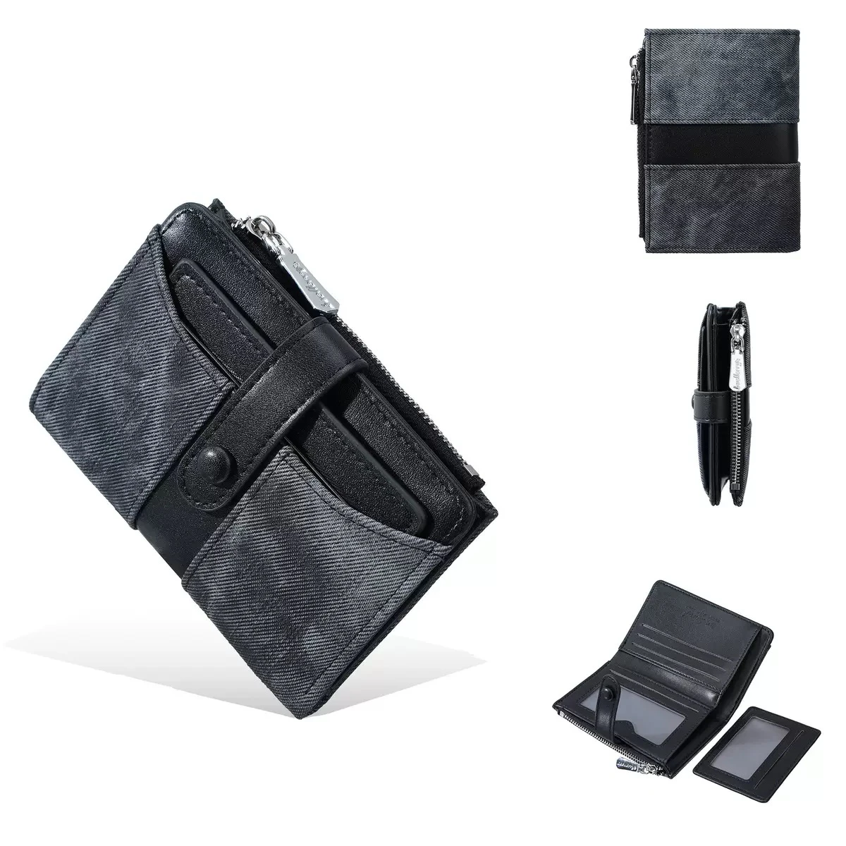 Fashionable Snap Button Zipper, Multi-Card thumbnail