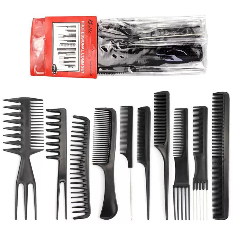  Ten-Piece Set of Hairdressing Tools,