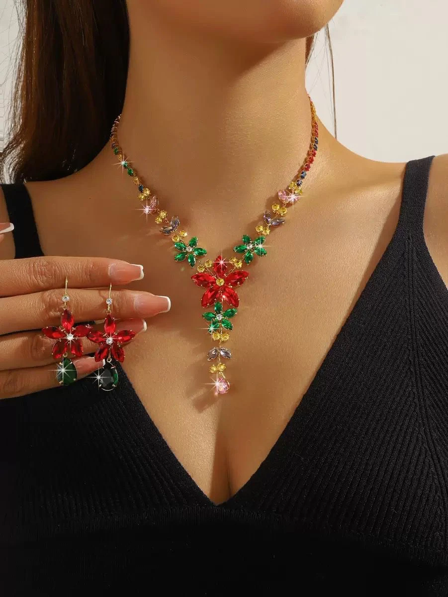 Multicolour jewelry set