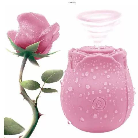 Rose Flower Vibrator, Sucking and Vibrating Egg