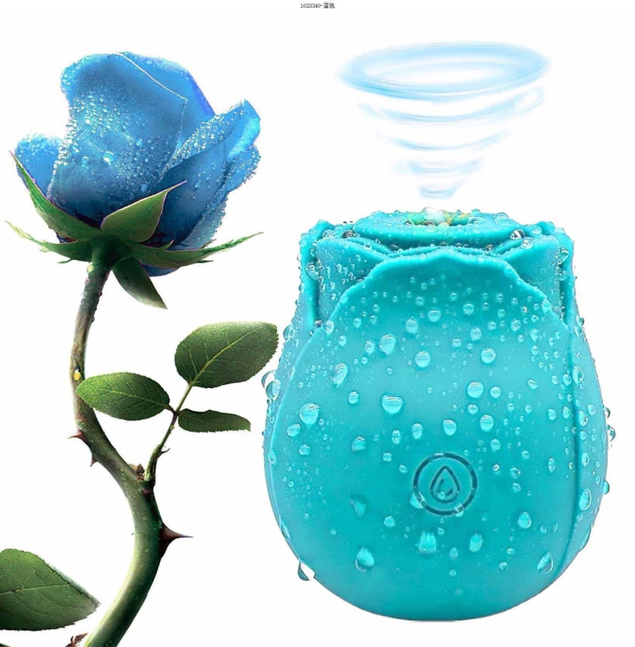 Rose Flower Vibrator, Sucking and Vibrating Egg thumbnail