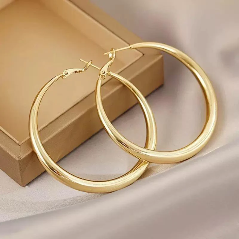 big circle earrings