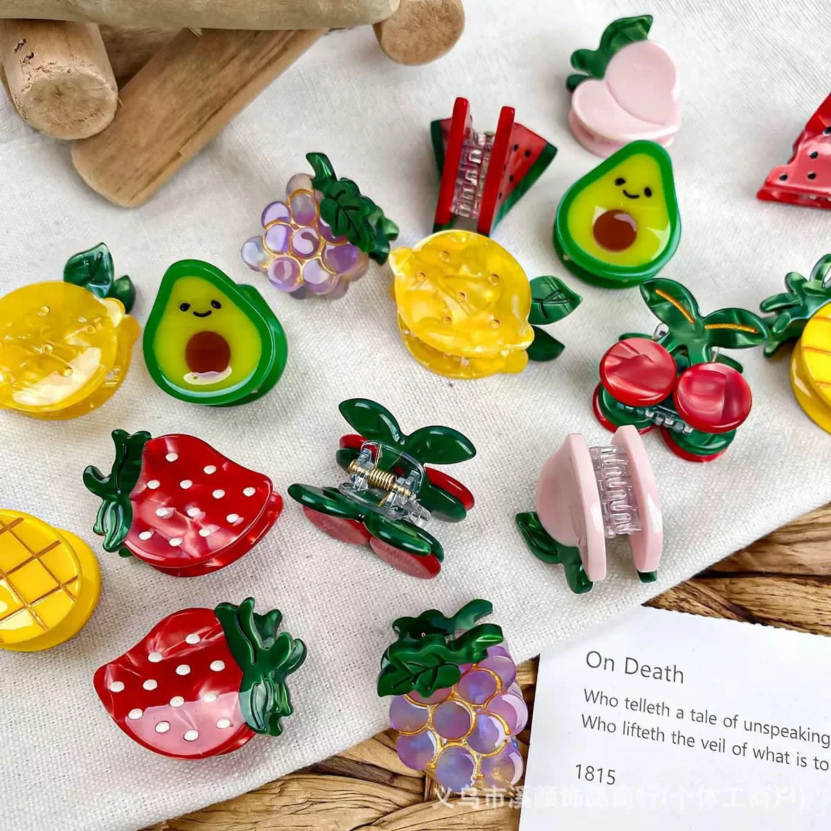 Fun Fruit Series Cherry Small Clip