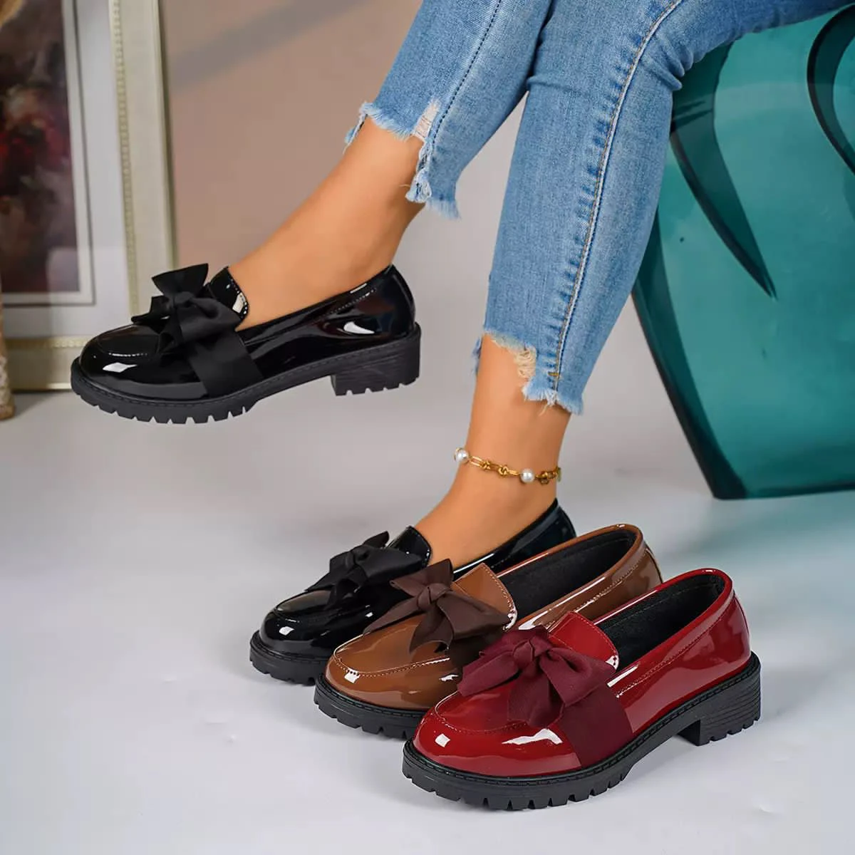 Leather Loafers