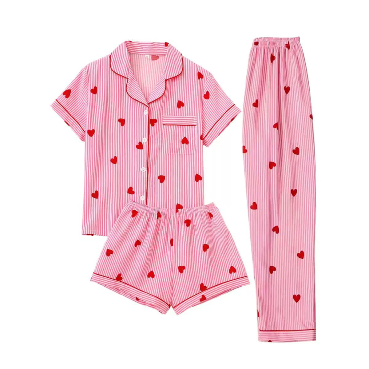 Short-Sleeved Long Pants and Shorts for Women