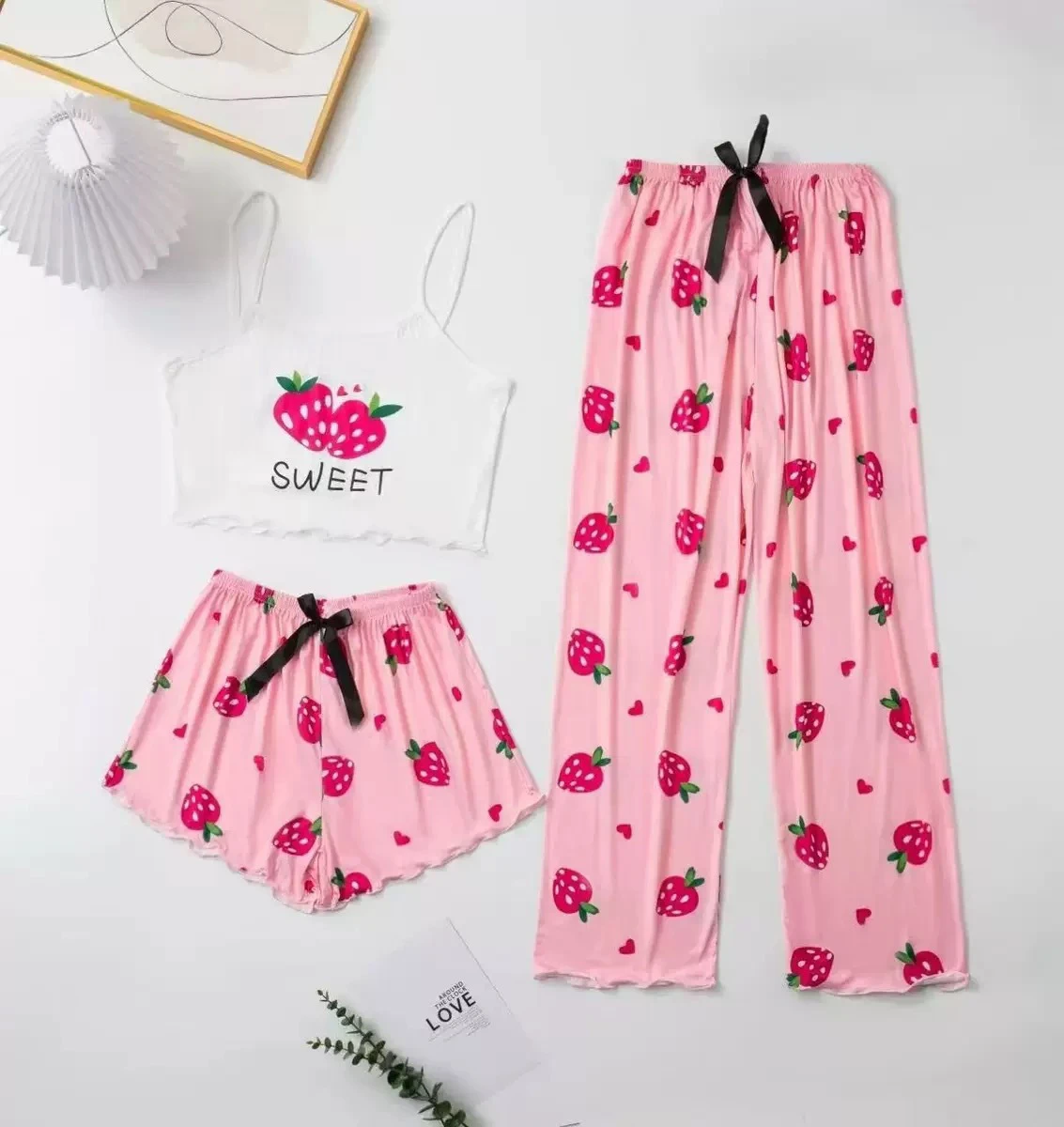 Three-Piece Suit Sexy Vest Home Clothes thumbnail