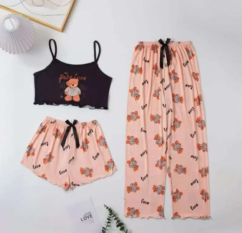 Three-Piece Suit Sexy Vest Home Clothes thumbnail