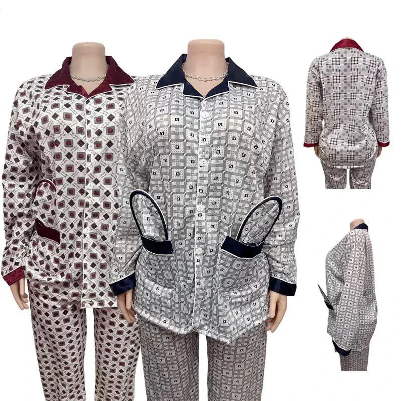 Knitted Spring and Autumn Men's Pajamas