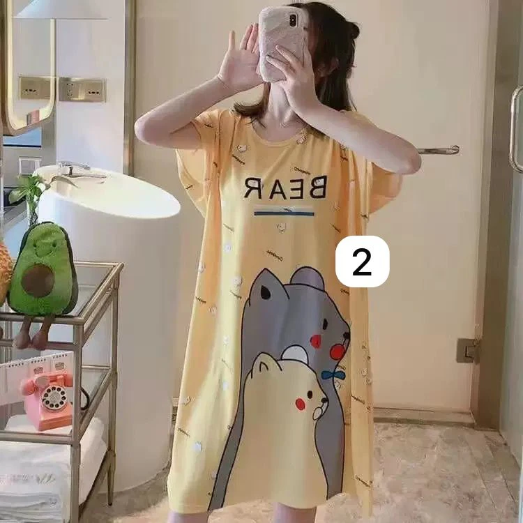 Women's Short-sleeved Cute Cartoon Net Red Pajamas thumbnail