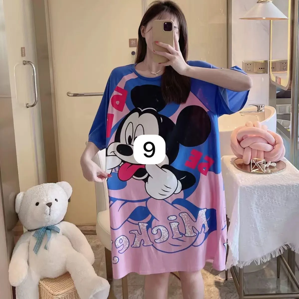 Women's Short-sleeved Cute Cartoon Net Red Pajamas thumbnail