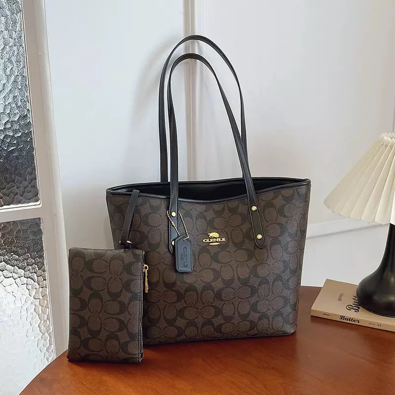 Coach signature canvas tote bag thumbnail