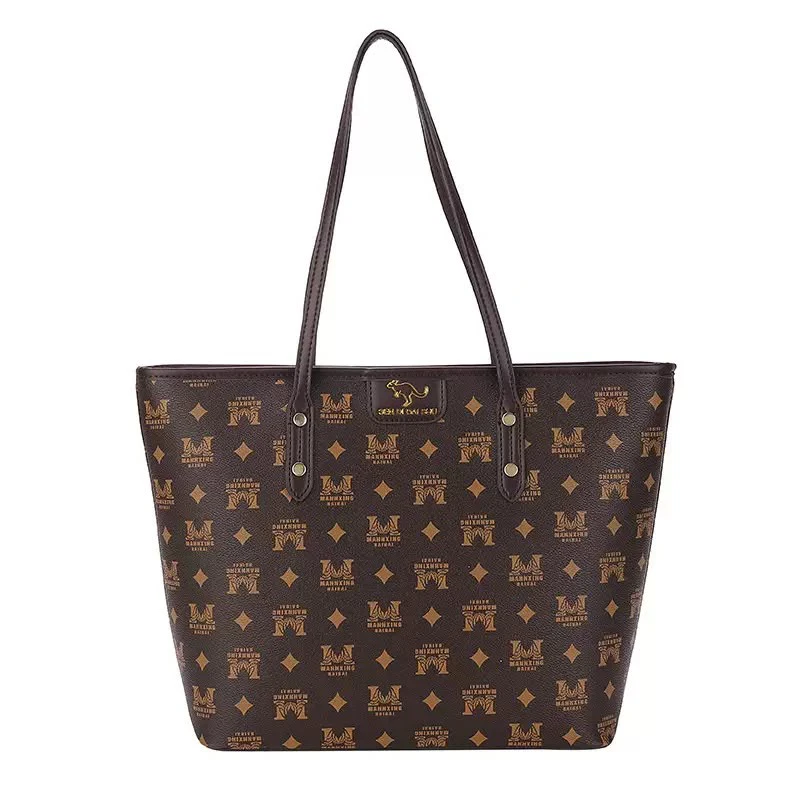 Fashion Ladies Leather patterned shoulder tote bag thumbnail