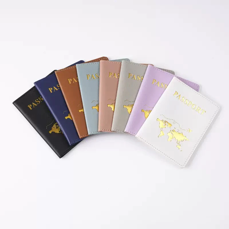 Map passport purse