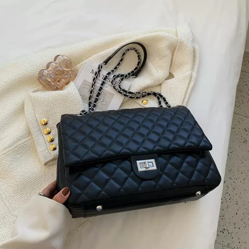 Rhombus Chain Shoulder Crossbody Bag