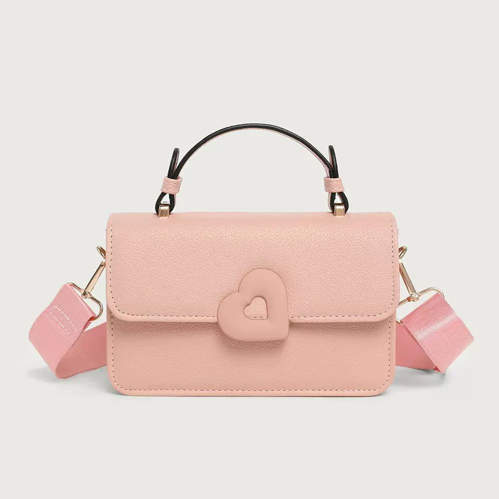 Crossbody heart shaped bag