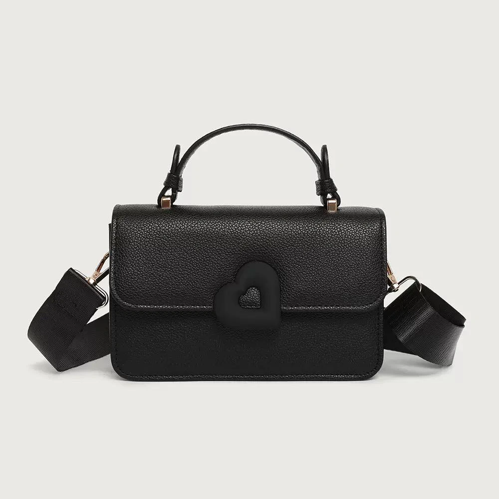 Crossbody heart shaped bag thumbnail