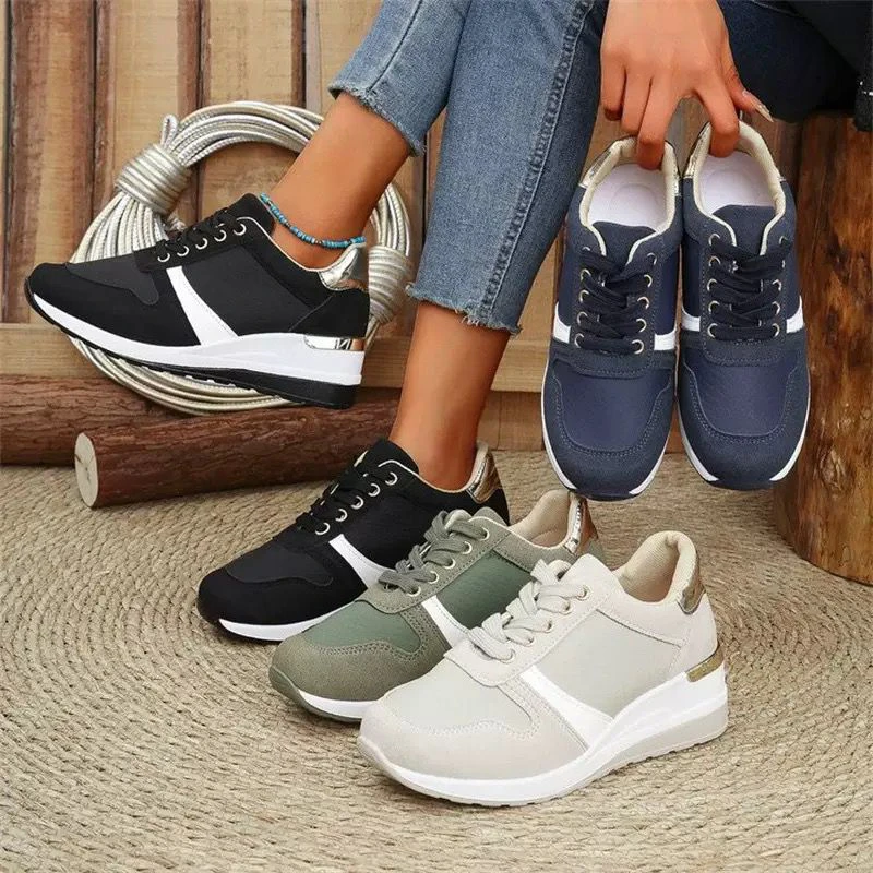 These stylish women's wedge sneakers