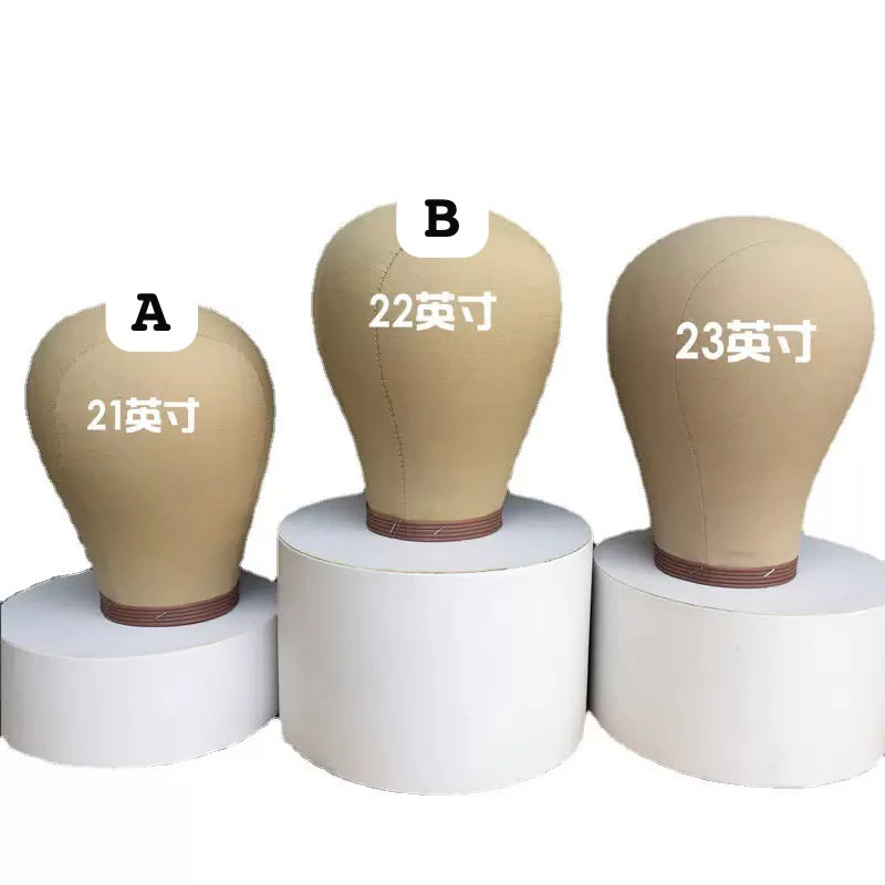 Canvas mannequin head