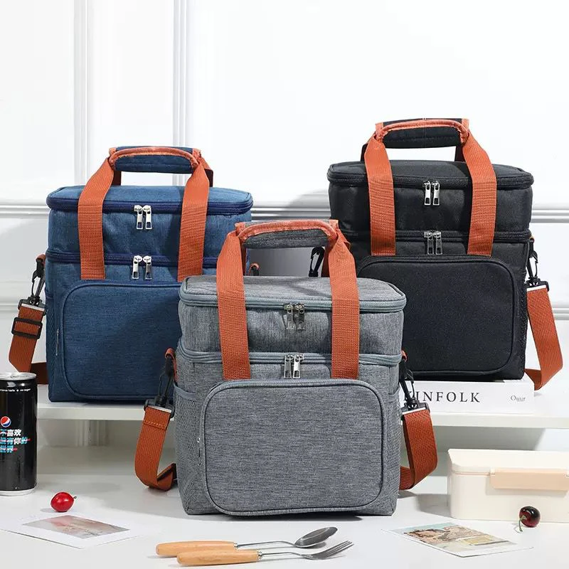 Double -Layer lunch bag