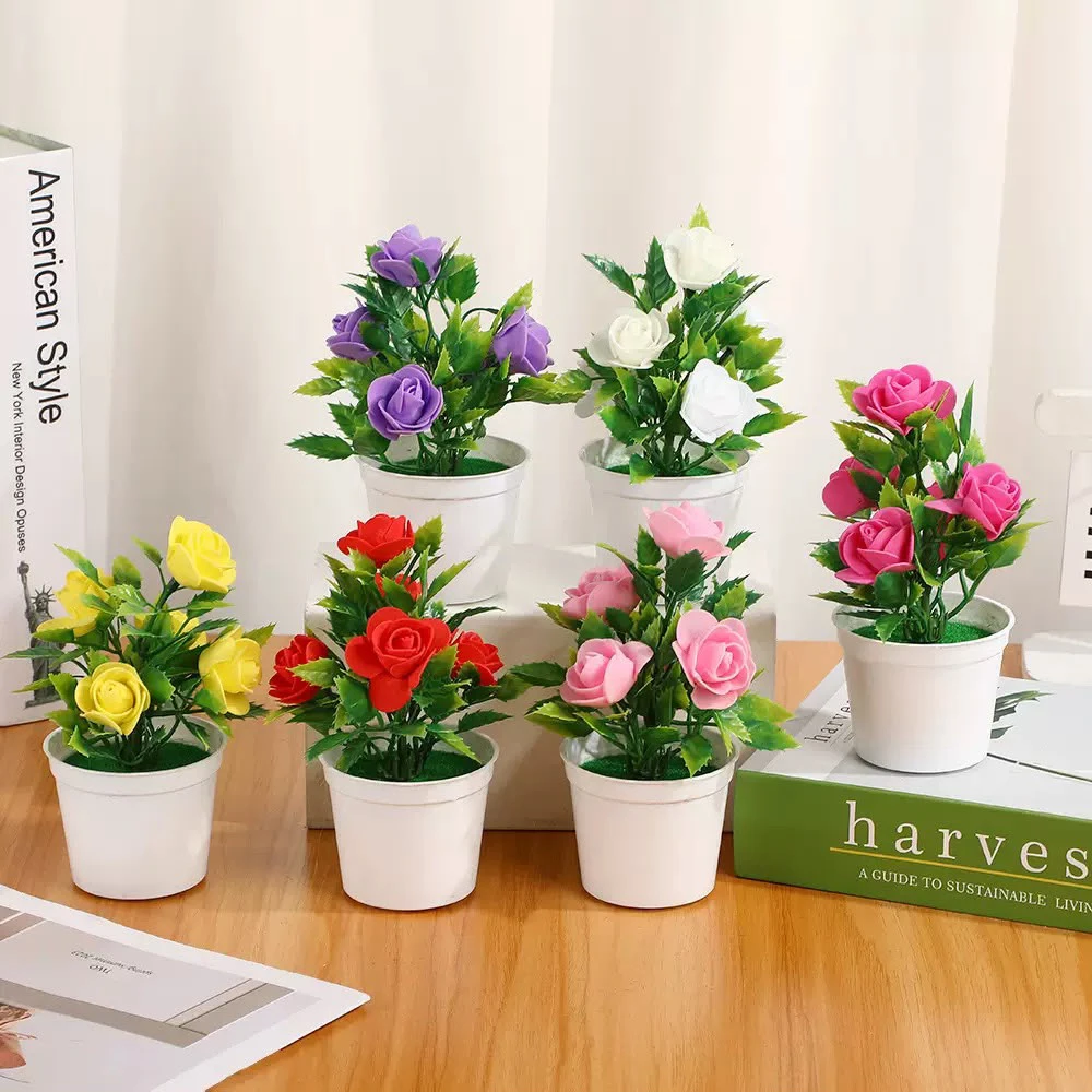 Plastic Rose plant