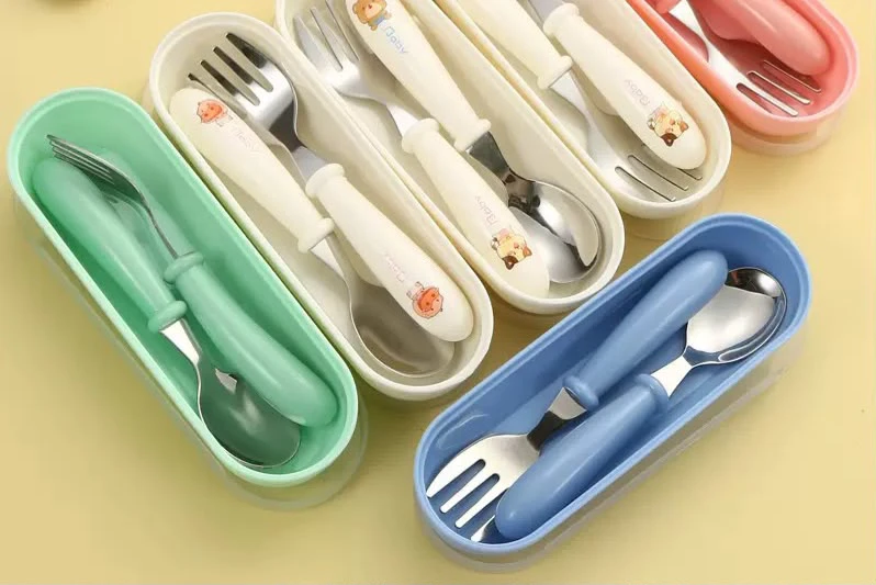 Children spoon and fork box