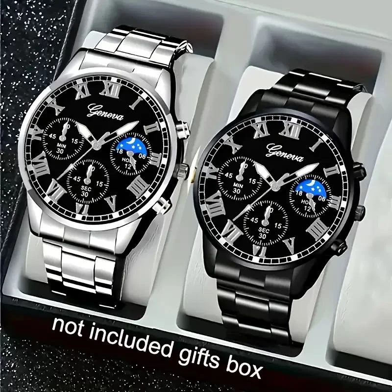 Three-eye men's Watch