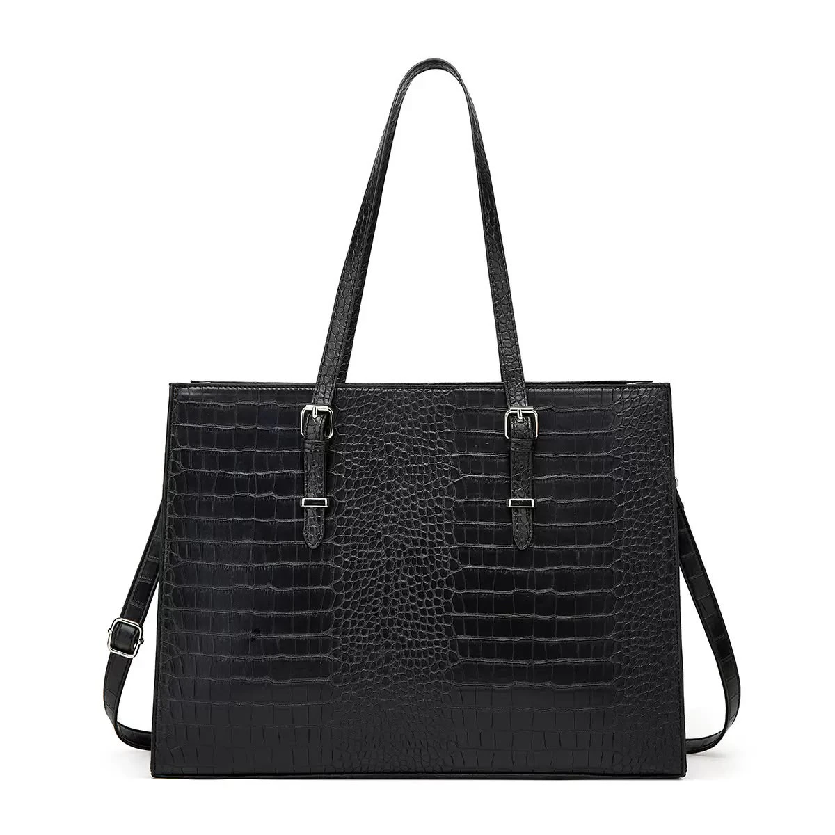 Versatile leather tote bag thumbnail