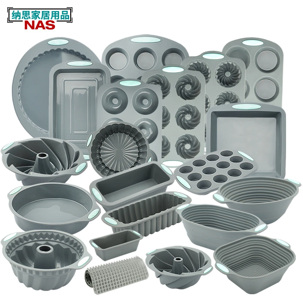 Silicone baking sets
